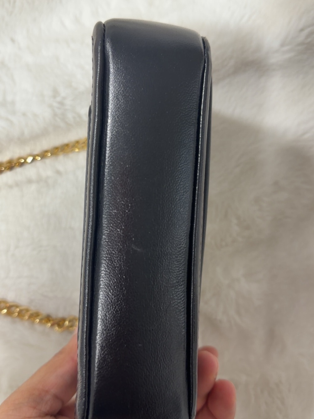 Marc Jacobs Black Mini Crossbody with Gold Chain - Picture 6 of 6